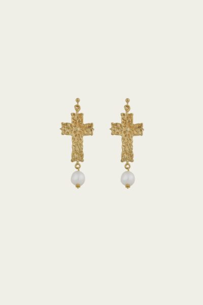 Orecchini Croce Barocca 2
