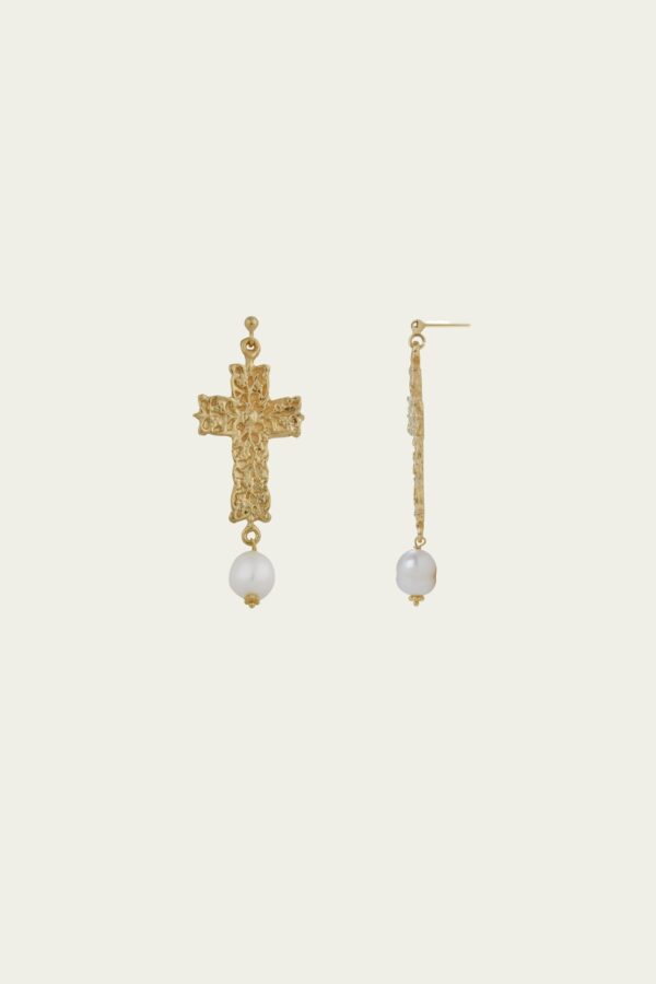 Orecchini Croce Barocca 2 - immagine 3