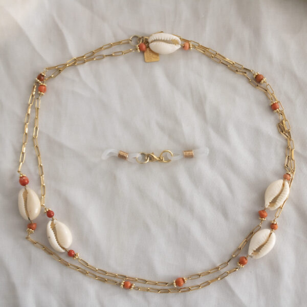 Corallina- Porta occhiali\Collana