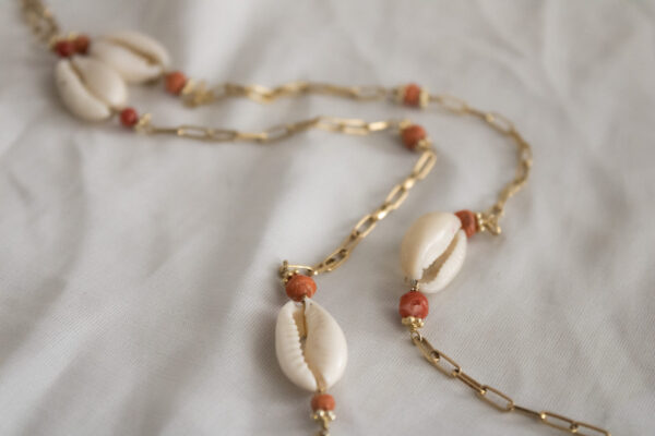 Corallina- Porta occhiali\Collana - immagine 2
