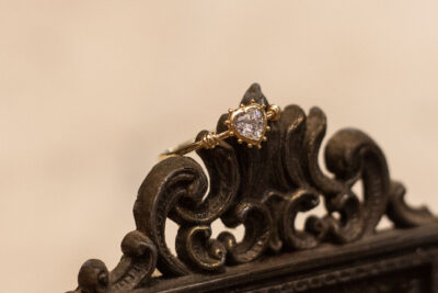 Alternative view of Anello IMMENSUS con zircone